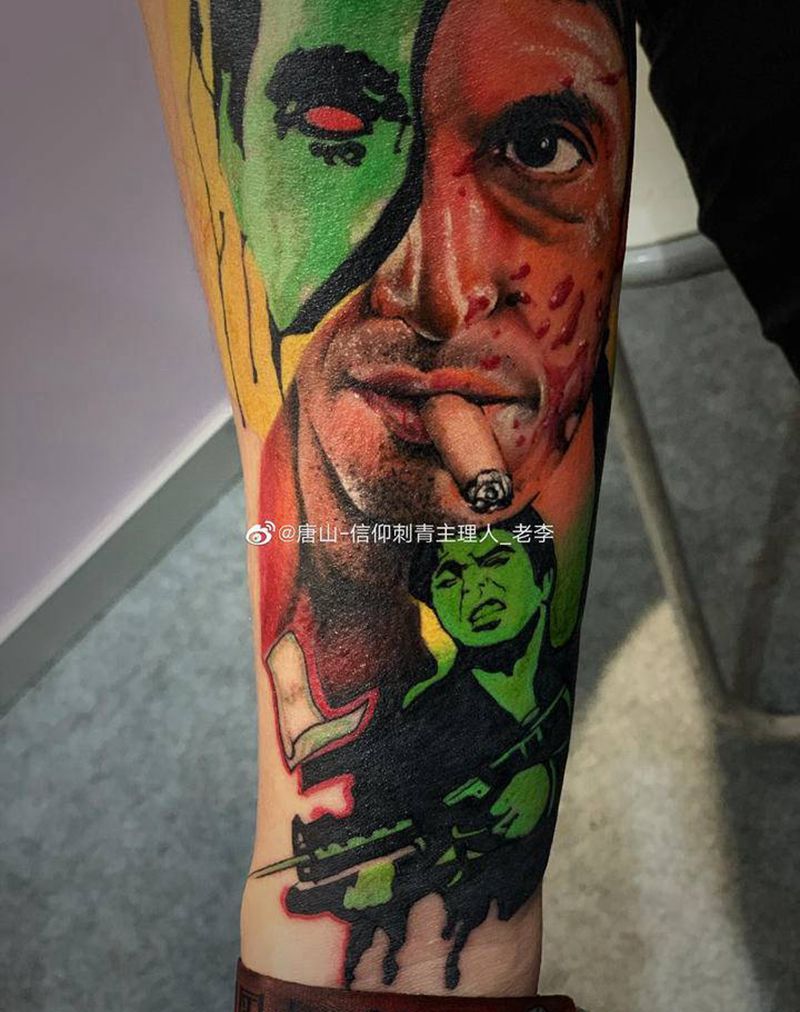 ！纹身图片_欧美写实纹身图案