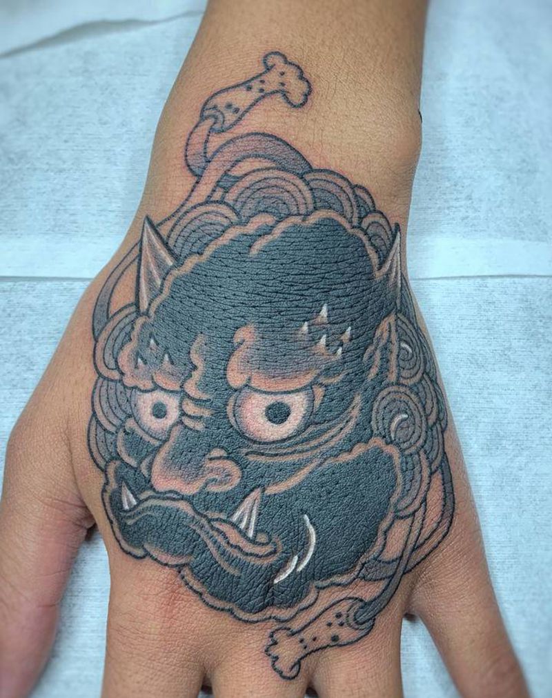 手背作品纹身图片_手臂手部老传统新传统纹身图案