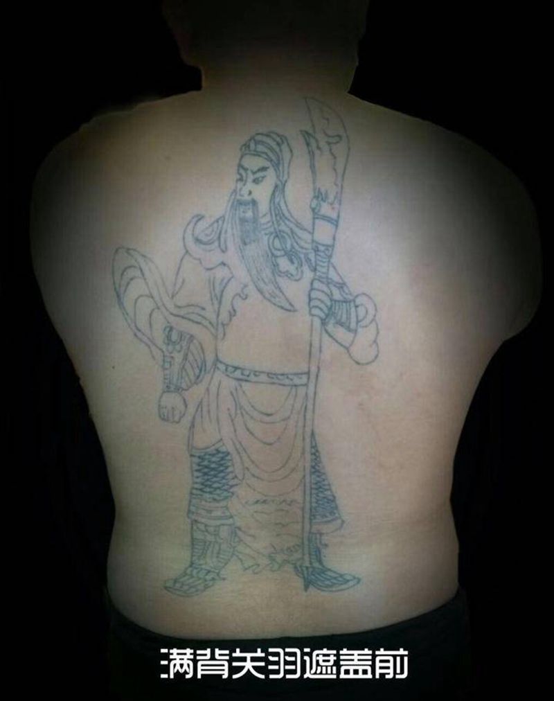 失败纹身遮盖纹身图片