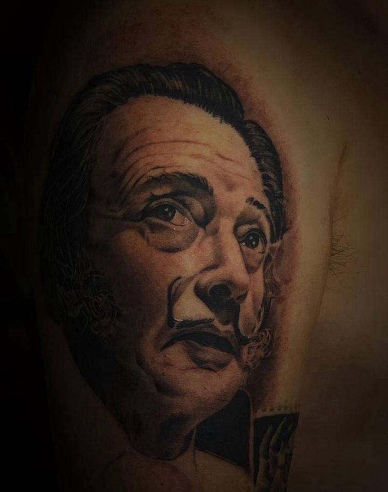 未完成纹身图片_欧美写实纹身图案