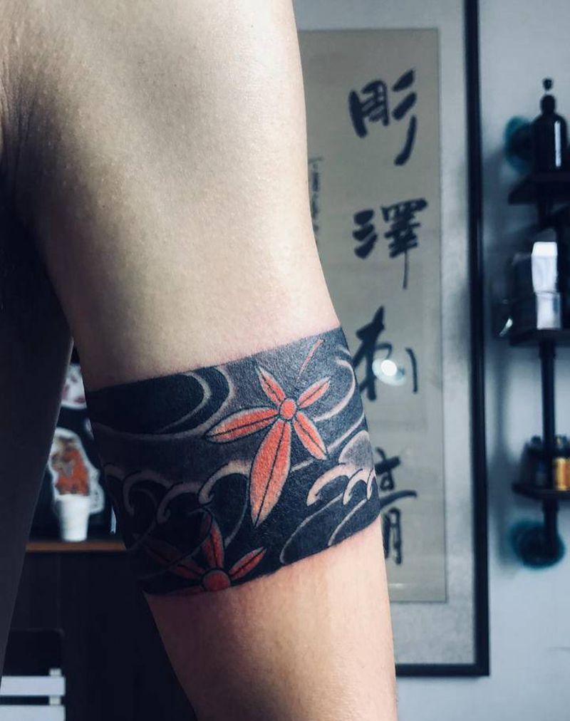 臂环龙纹身图片_手臂纹身图案