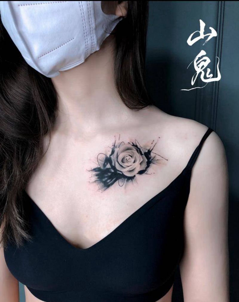 遮盖纹身图片_欧美写实水彩纹身图案