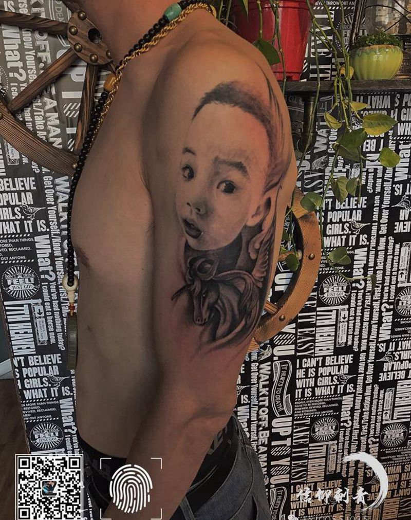 肖像纹身图片