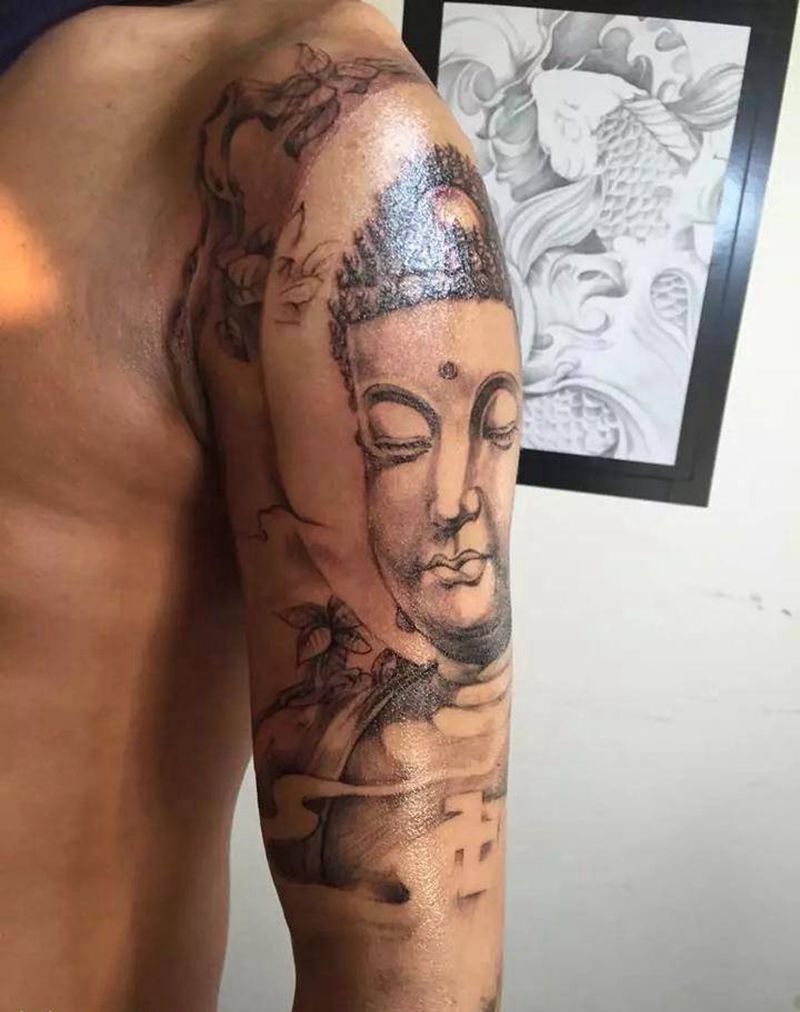 佛纹身图片