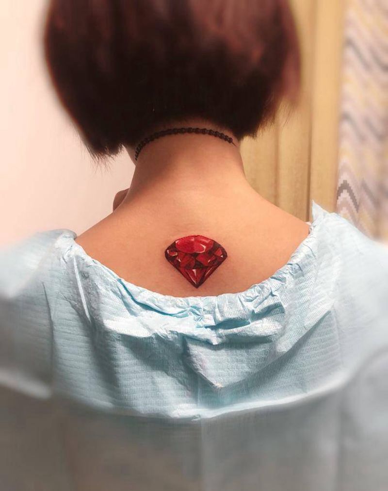 钻石纹身图片