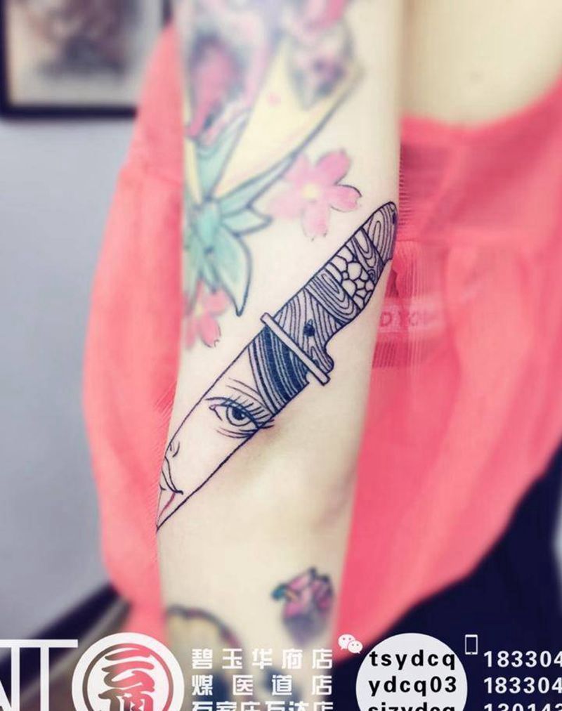 欧美花臂拼接 未完待续纹身图片