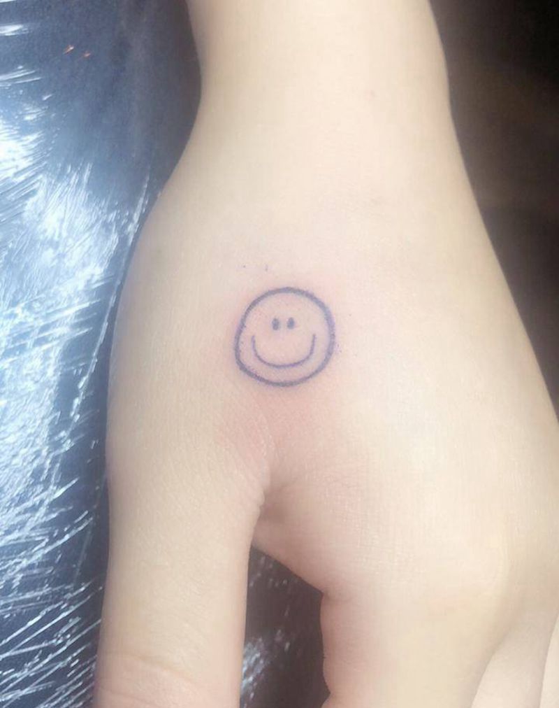 笑脸纹身图片