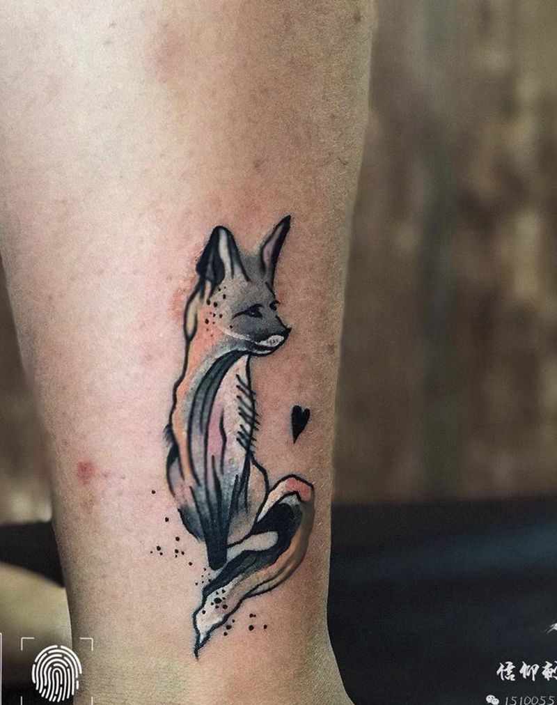 信仰刺青鱼日纹身图片