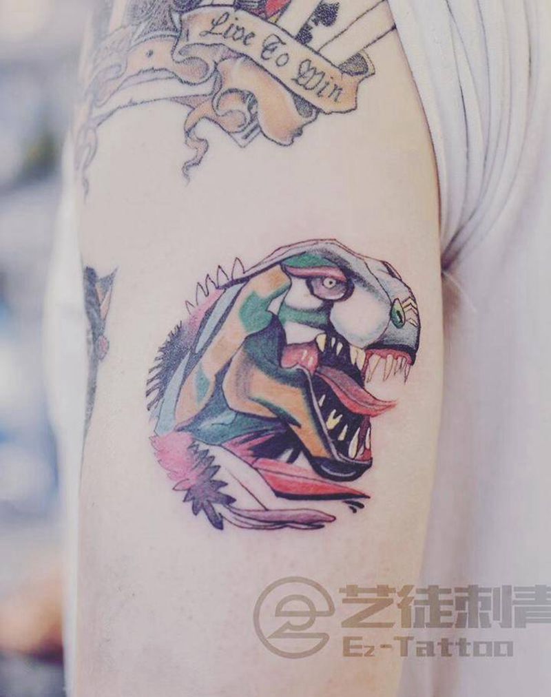 恐龙纹身图片