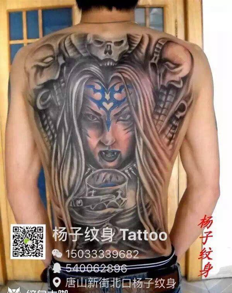 杨子纹身纹身图片