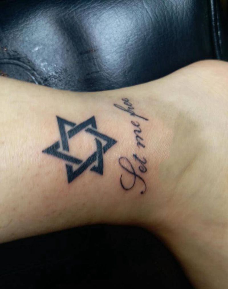 六芒星纹身图片