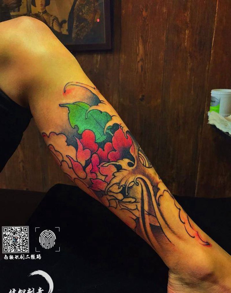 未完成纹身图片