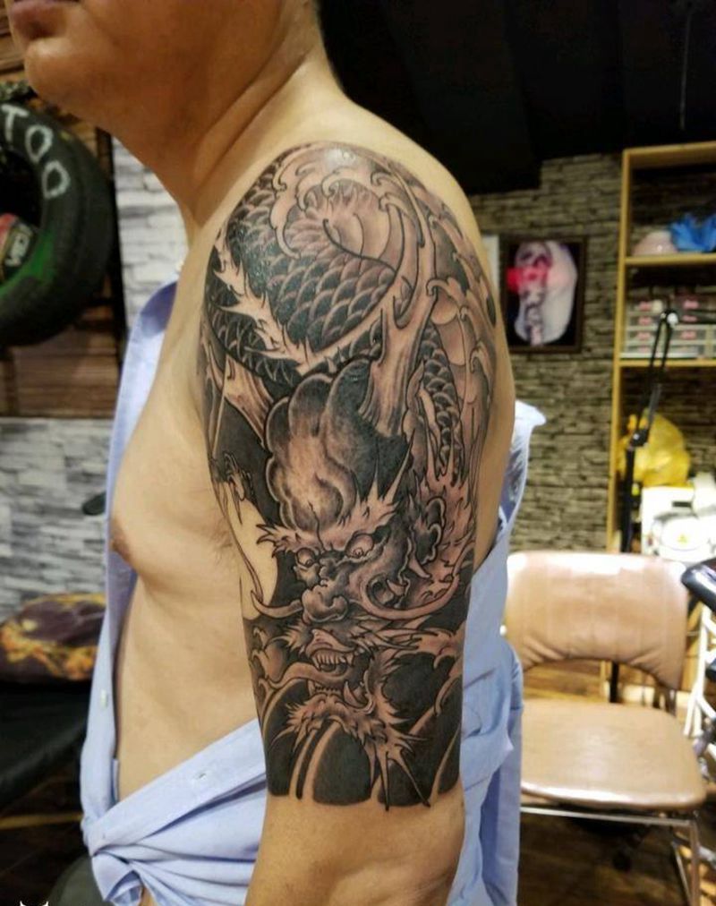 龙纹身图片
