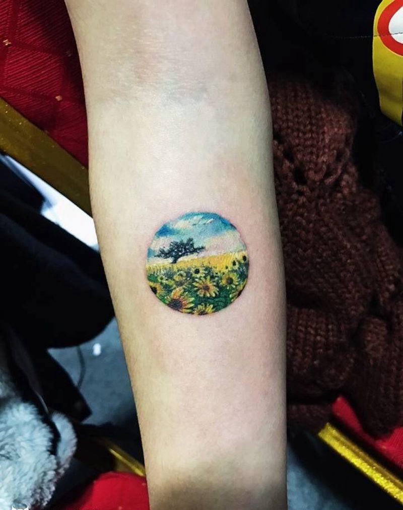 展会完成纹身图片