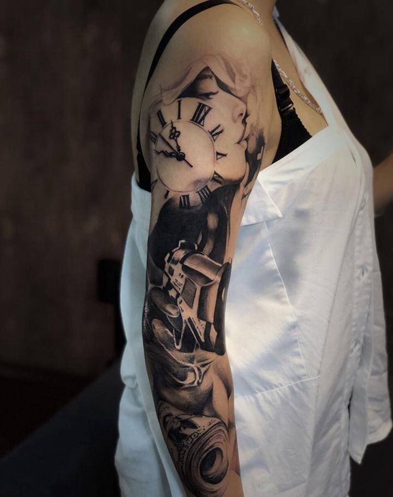 未完成纹身图片