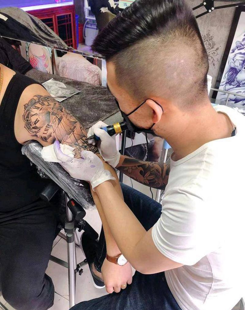 欧美风格纹身图片