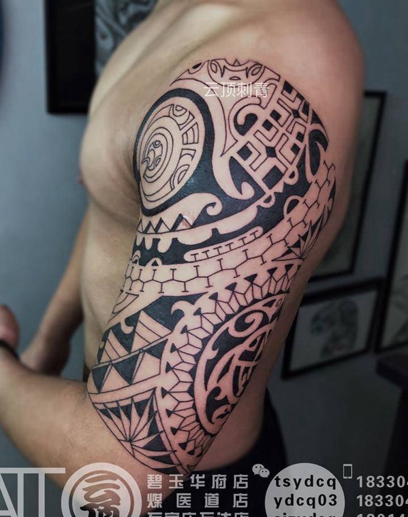 图腾纹身图片_手臂图腾纹身图案