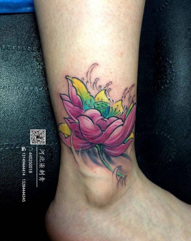 彩色小图纹身图片