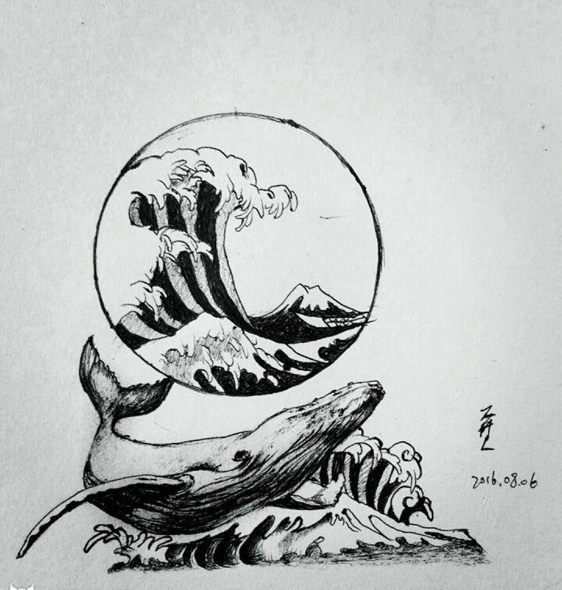 原创小图案纹身图片_手臂手部脚部欧美手稿纹身图案