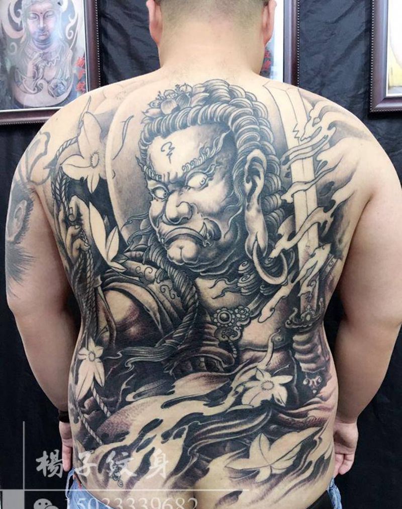 杨子纹身纹身图片