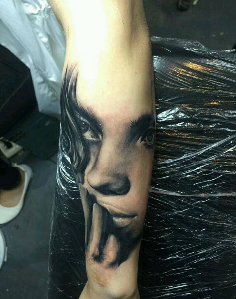 人物肖像纹身图片