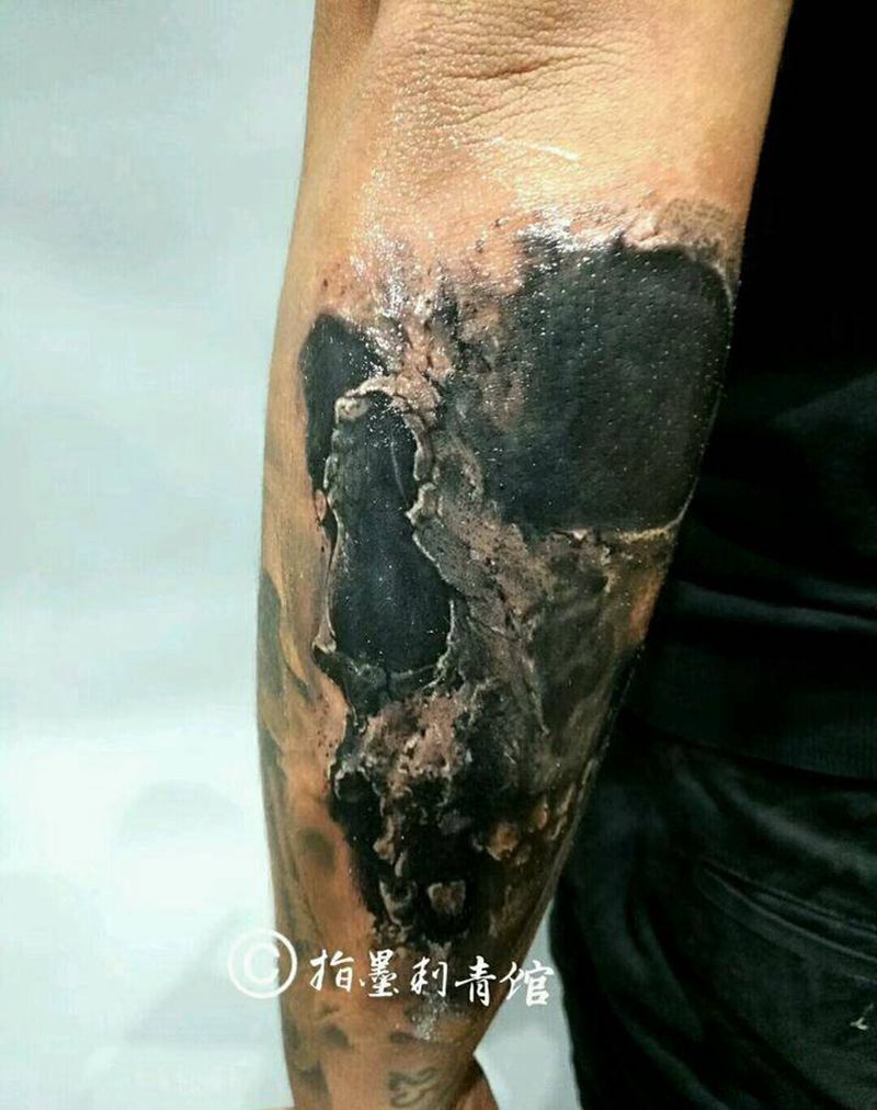 骷髅纹身图片