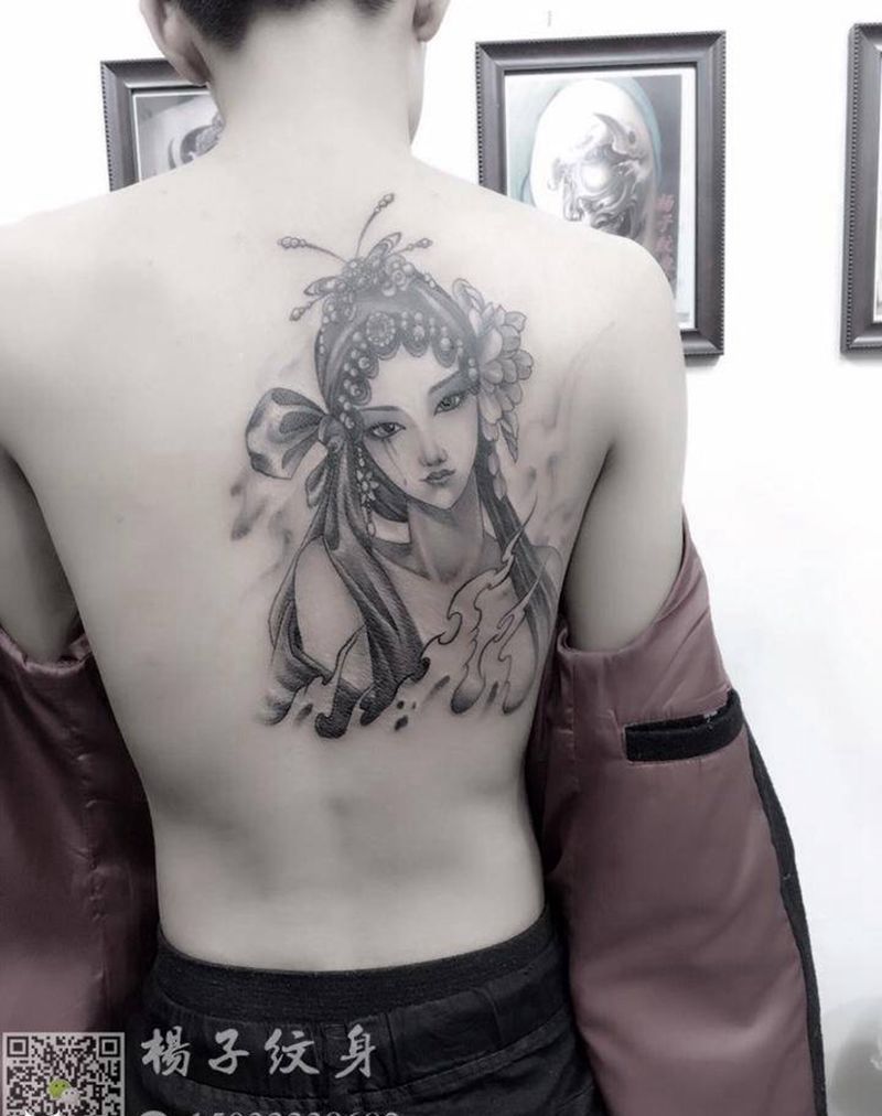 杨子纹身纹身图片