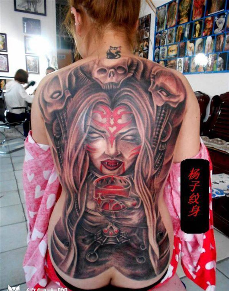 杨子纹身纹身图片