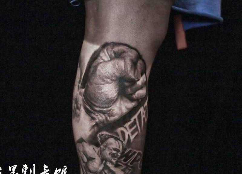 健身狂人纹身图片