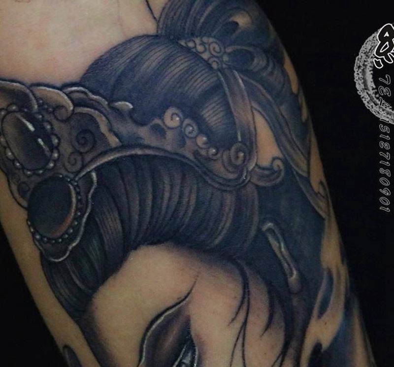 大美妞纹身图片