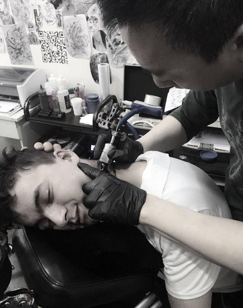 杨子纹身纹身图片