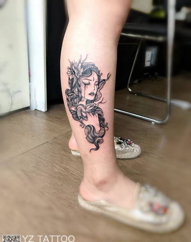 美杜莎纹身图片