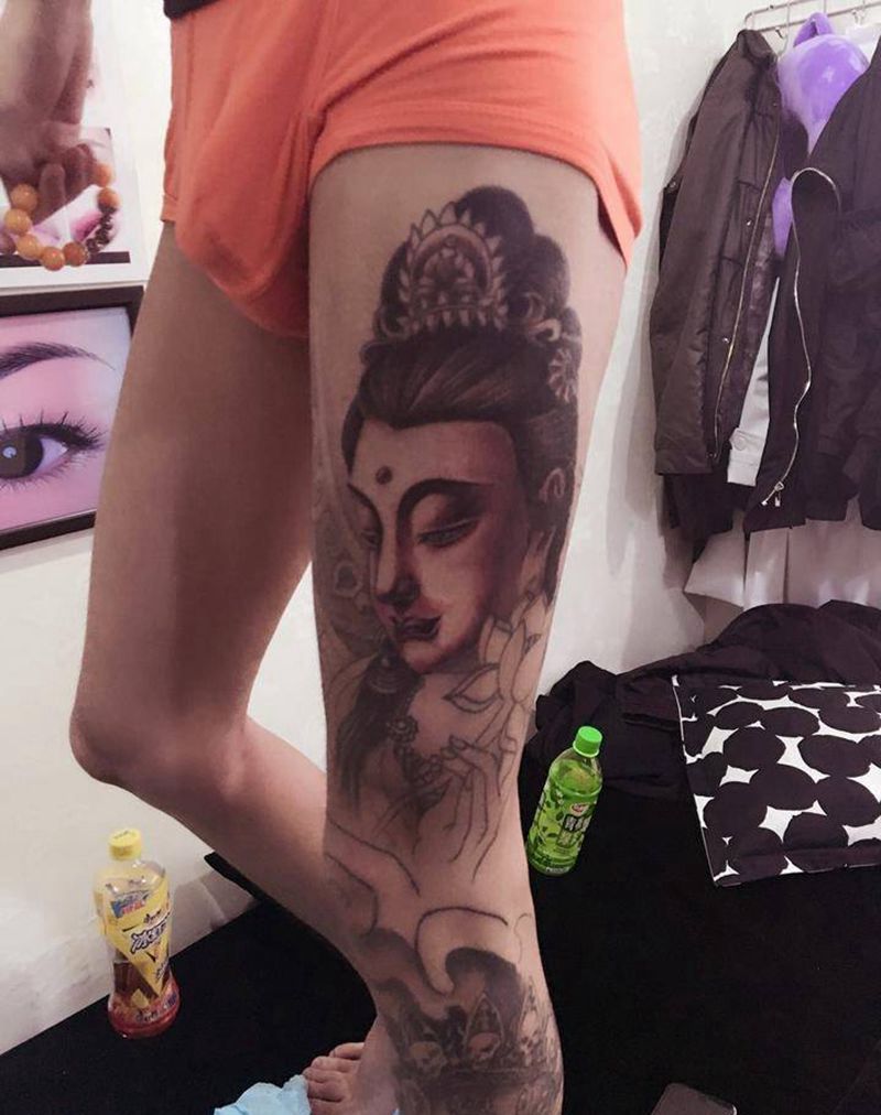 杨子纹身纹身图片