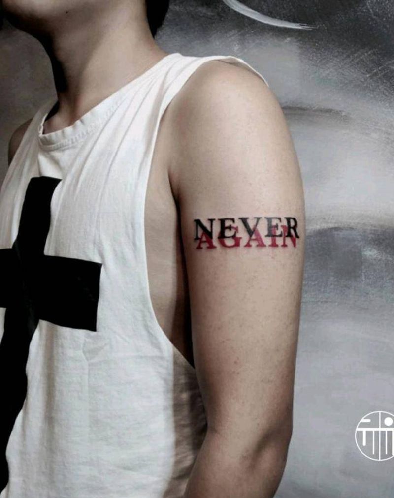 字母纹身纹身图片_手臂图腾纹身图案