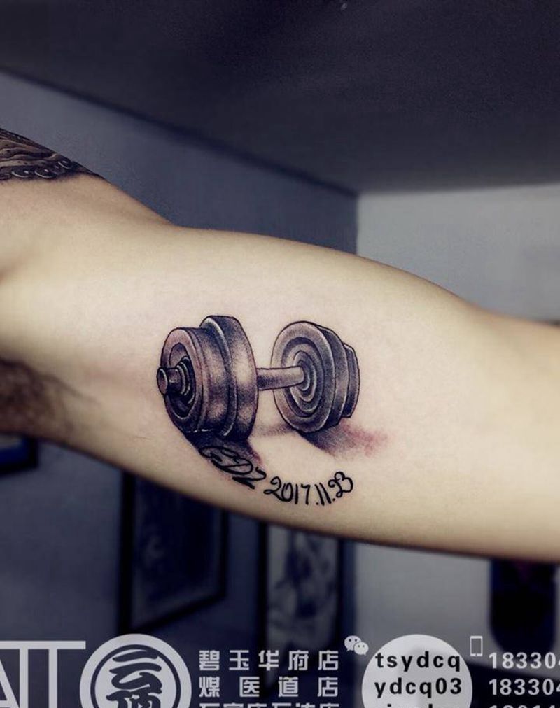 力量纹身图片_成品欧美写实手臂静物原创纹身图案