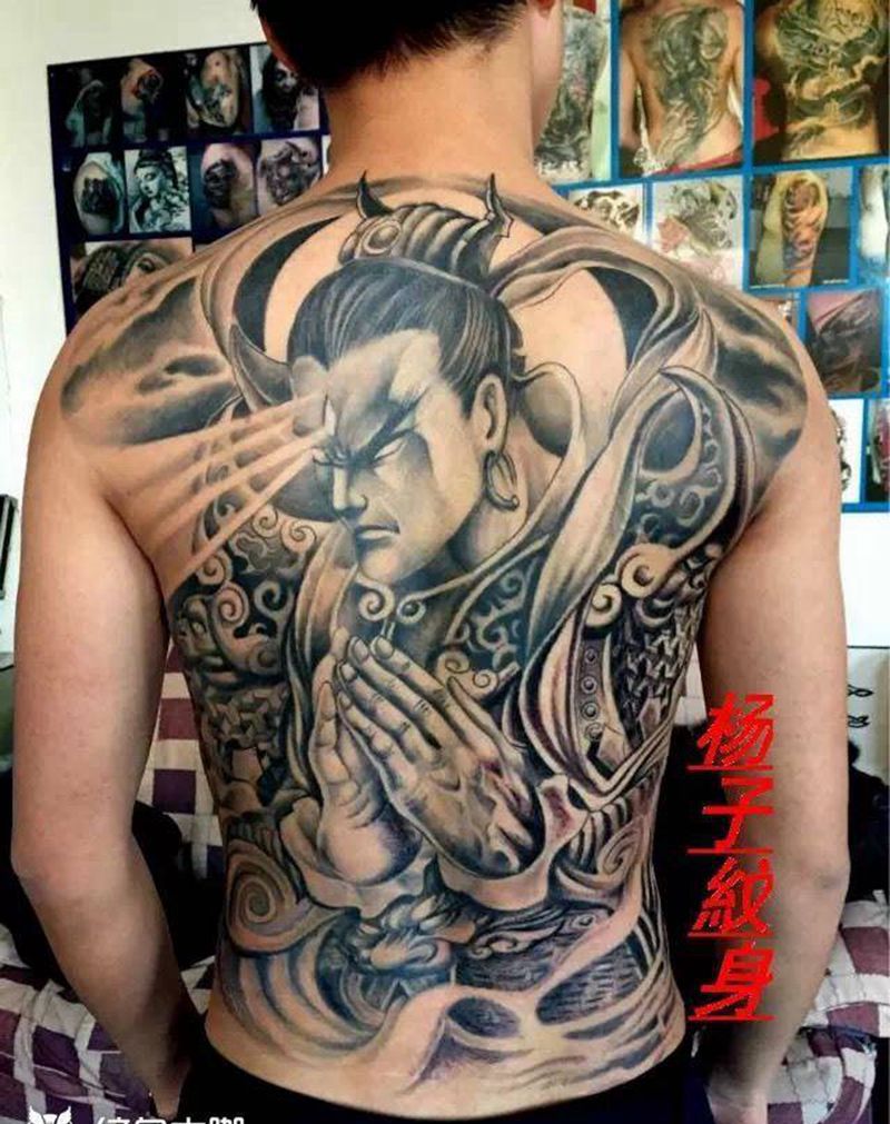 杨子纹身纹身图片