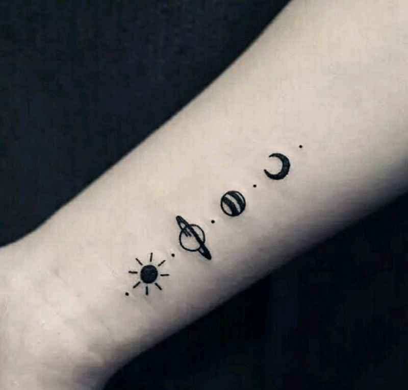 小清新纹身图片