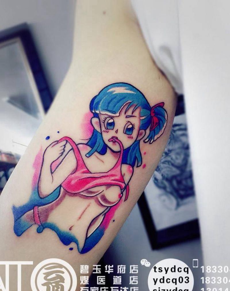 布玛纹身图片_成品手臂欧美原创人物纹身图案