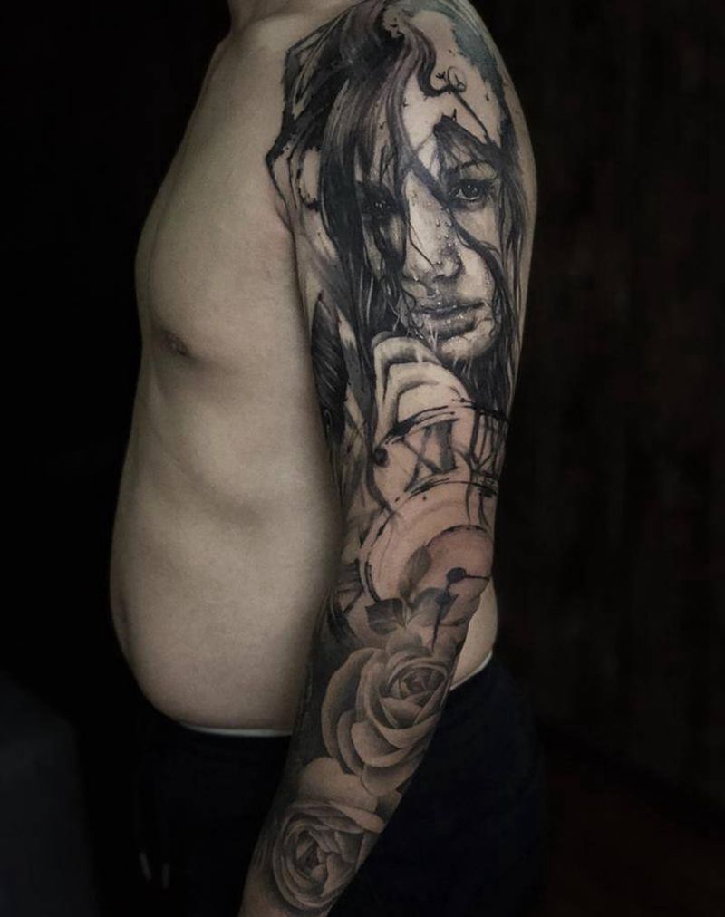 ……纹身图片_手臂欧美写实纹身图案