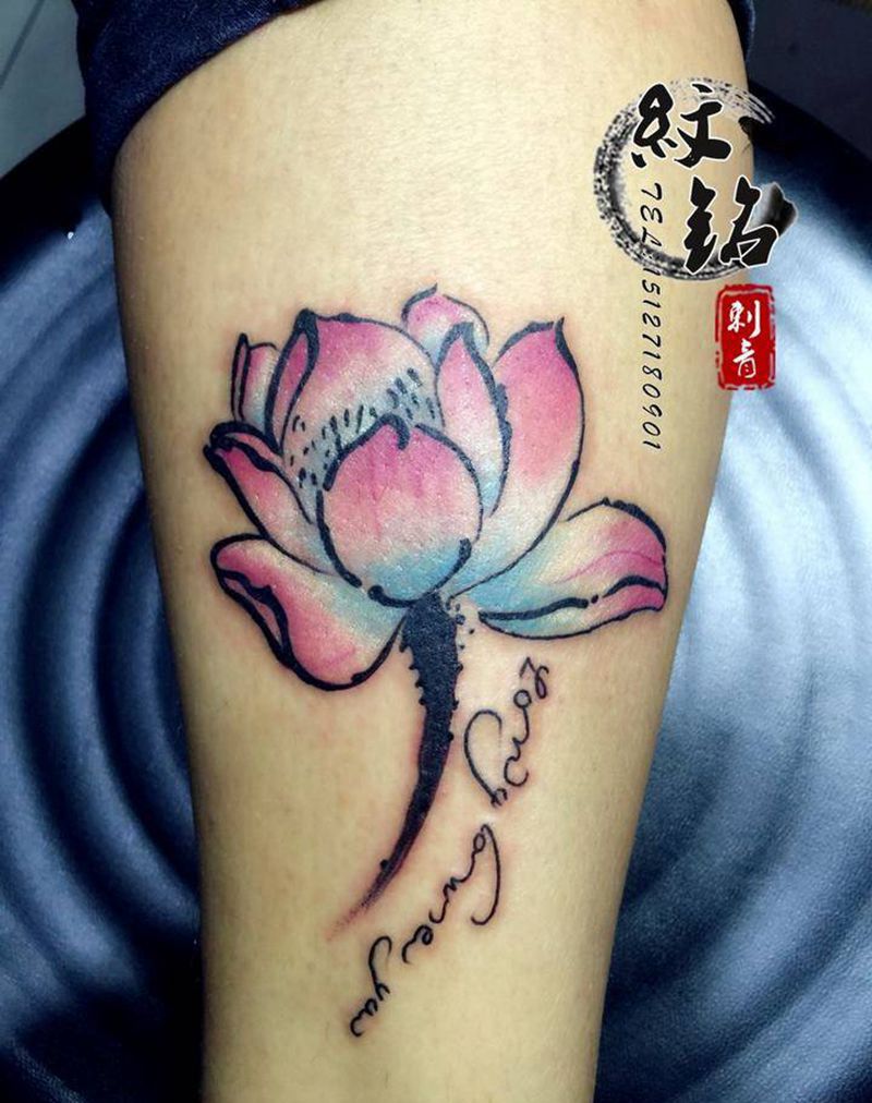 花一朵纹身图片