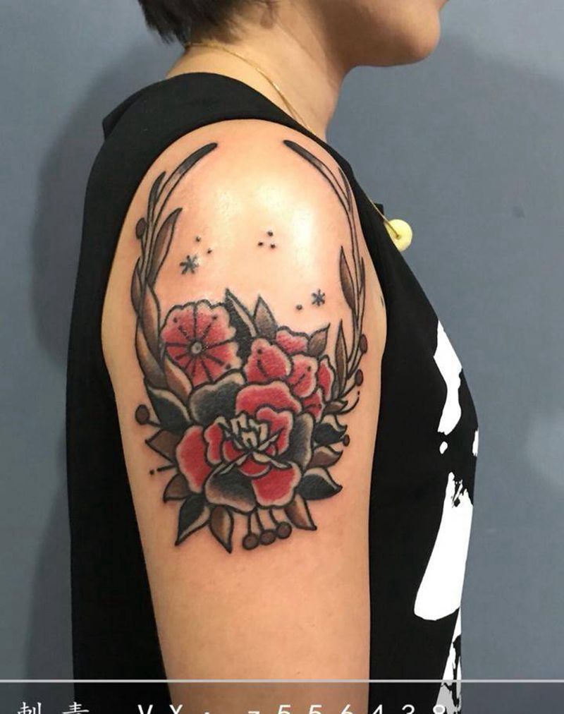 修改老纹身纹身图片_手臂Old School纹身图案