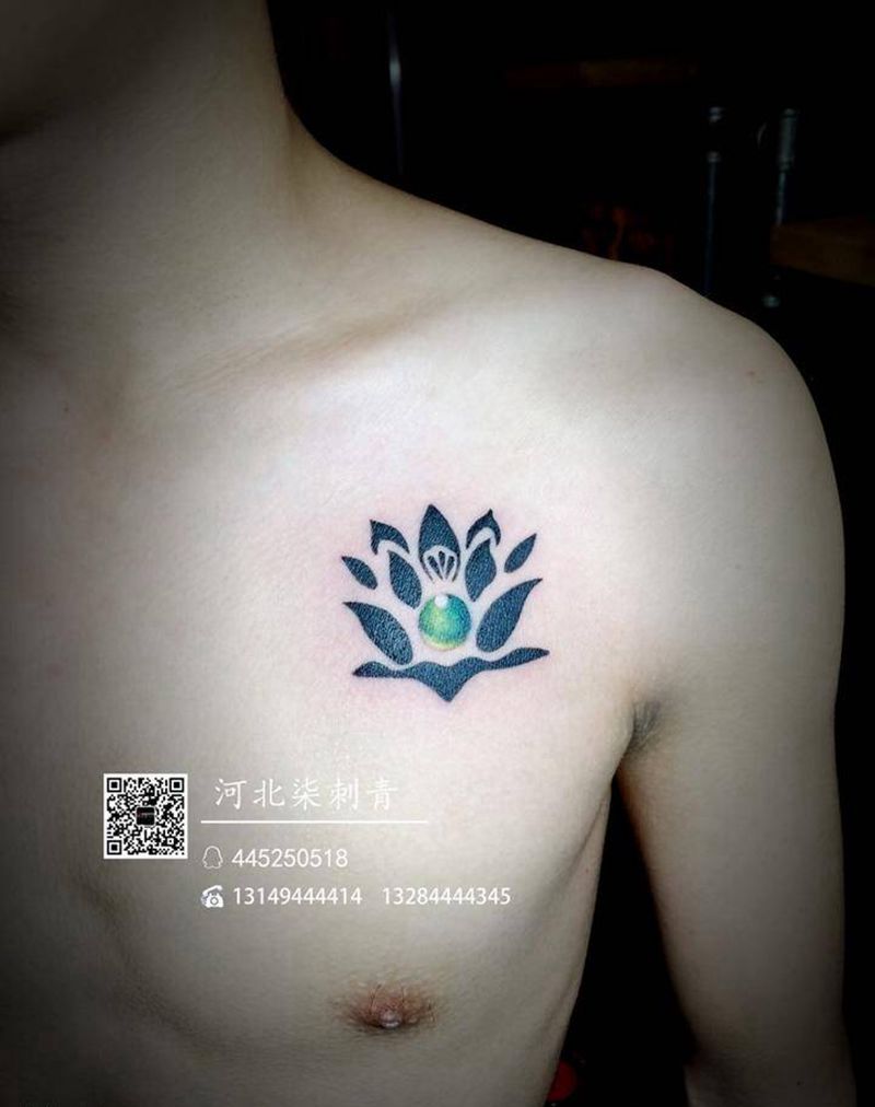 小图腾纹身图片_成品肩部传统图腾纹身图案