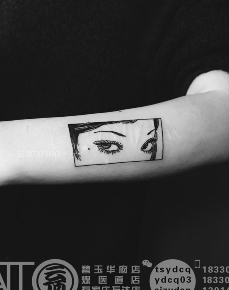 动漫纹身图片_手臂New School纹身图案