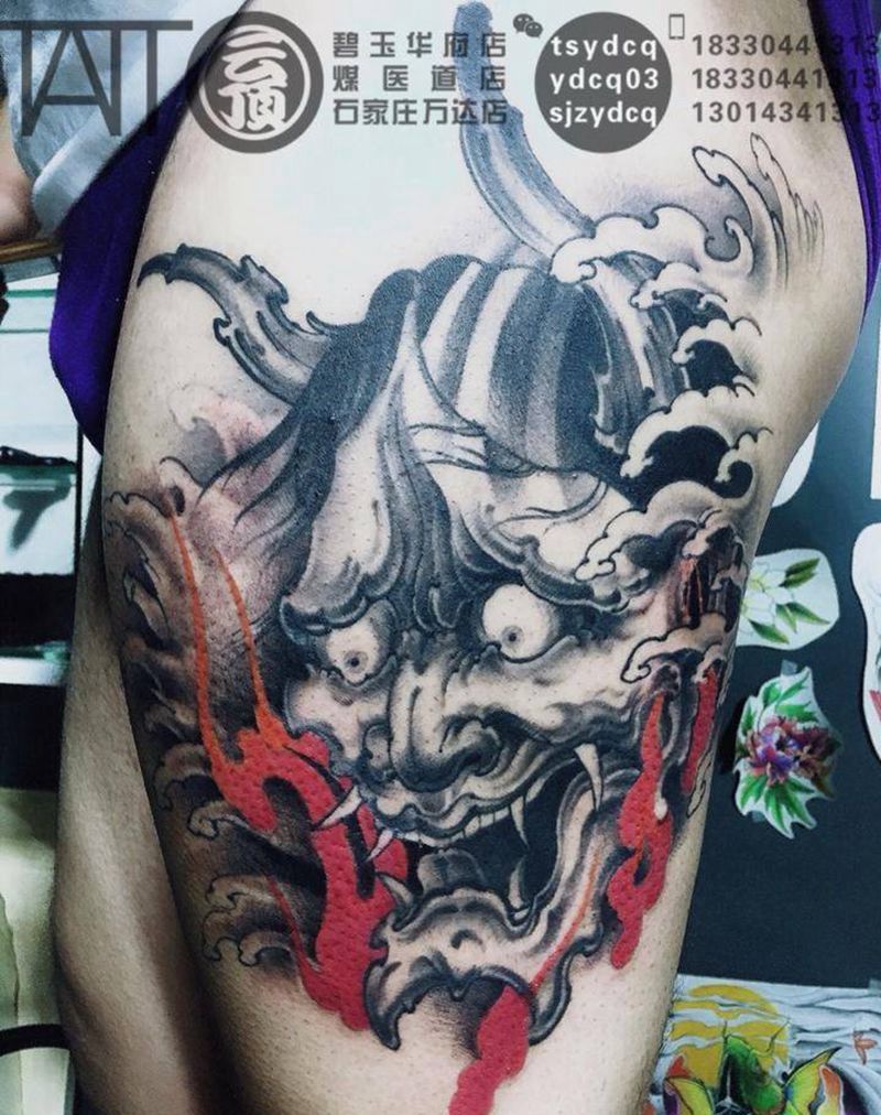 新传统般若纹身图片