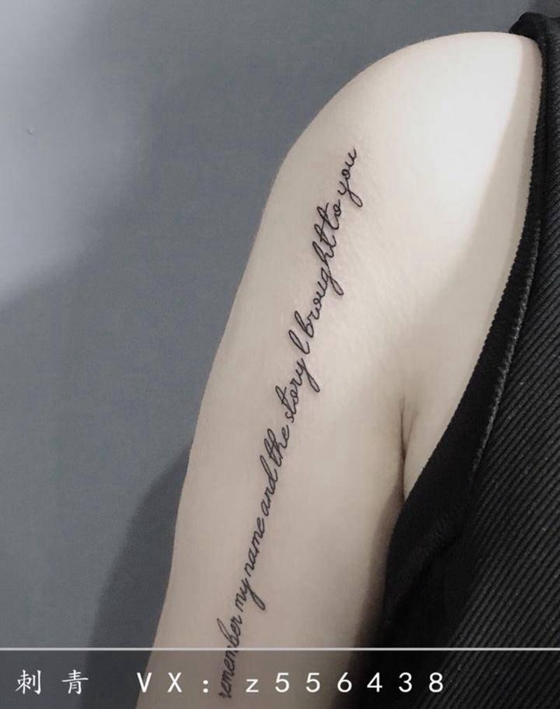 字母纹身图片_手臂纹身图案