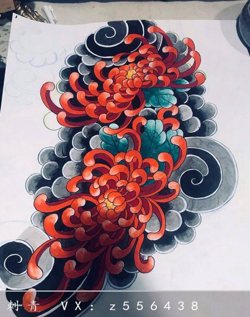 老传统纹身图片_手臂纹身图案