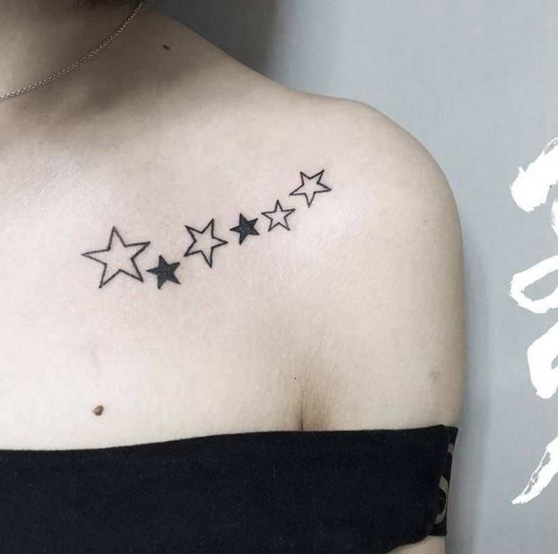 星星纹身图片