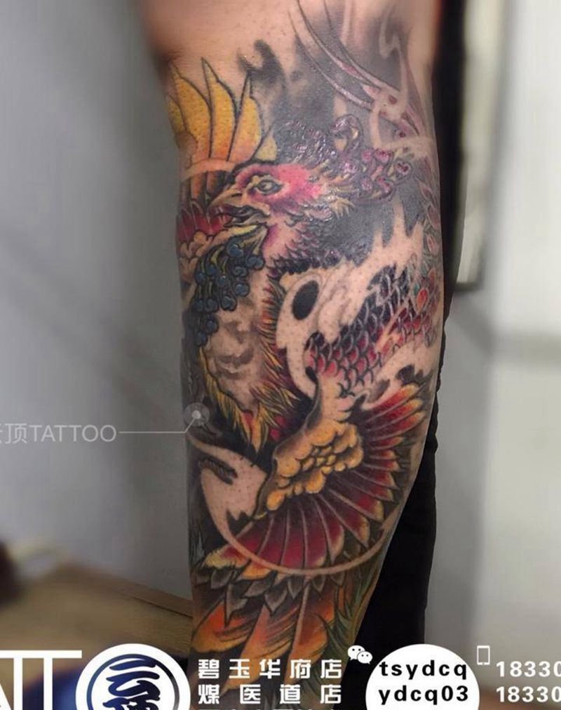 凤凰纹身图片
