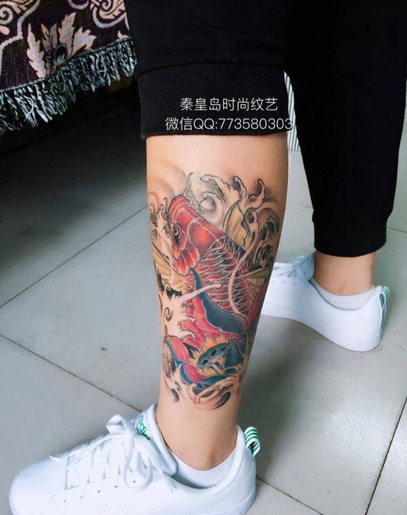 锦鲤纹身图片