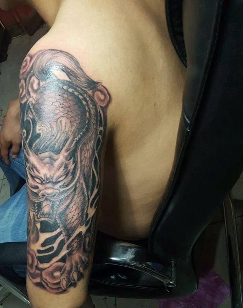 麒麟纹身图片